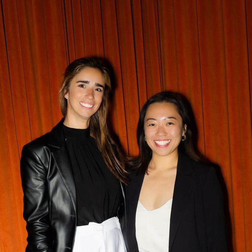 The two HerLocal founders — architects and relocation specialists based in Amsterdam.